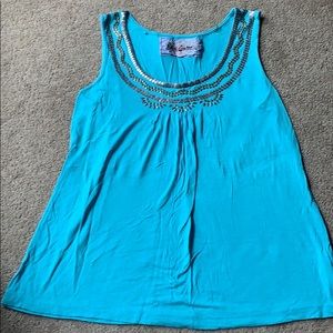 Blue tank from Bloomingdales